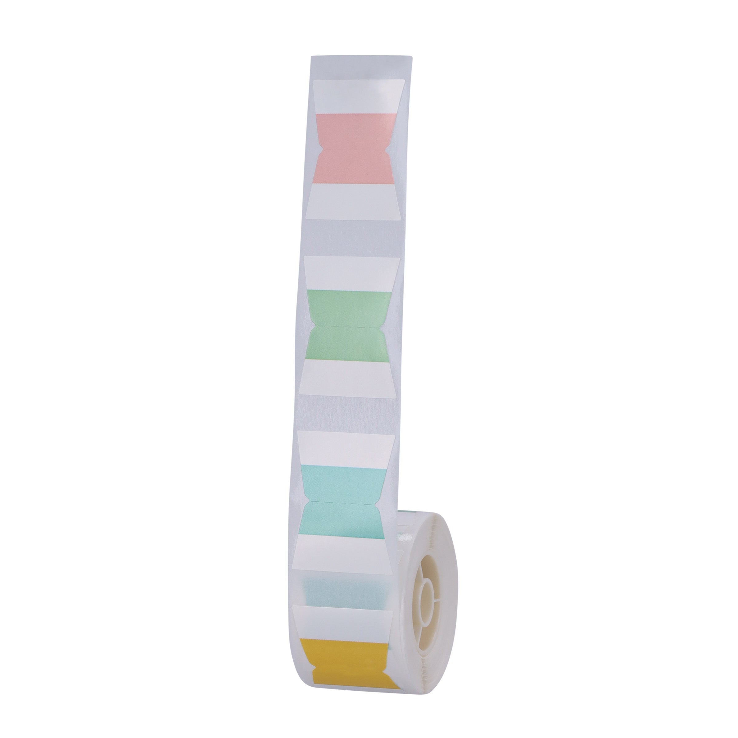 NB347 - NIIMBOT - D101 ONLY - R25X32MM - 190 LABELS PER ROLL - T SHAPE INDEX MIXED COLOURS