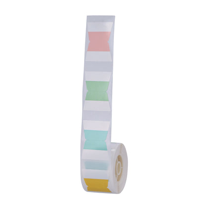 NB347 - NIIMBOT - SOLO D101 - R25X32MM - 190 ETICHETTE PER ROTOLO - INDICE FORMA T COLORI MISTI