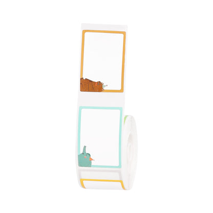 NB349 - NIIMBOT - D101 ONLY - 25X35MM - 180 HAPPY FOREST LABELS