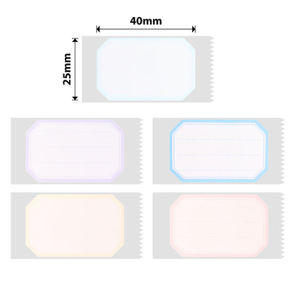 NB356 - NIIMBOT - D101 ONLY - 25X40MM - 160 COLOUR BORDER LABELS