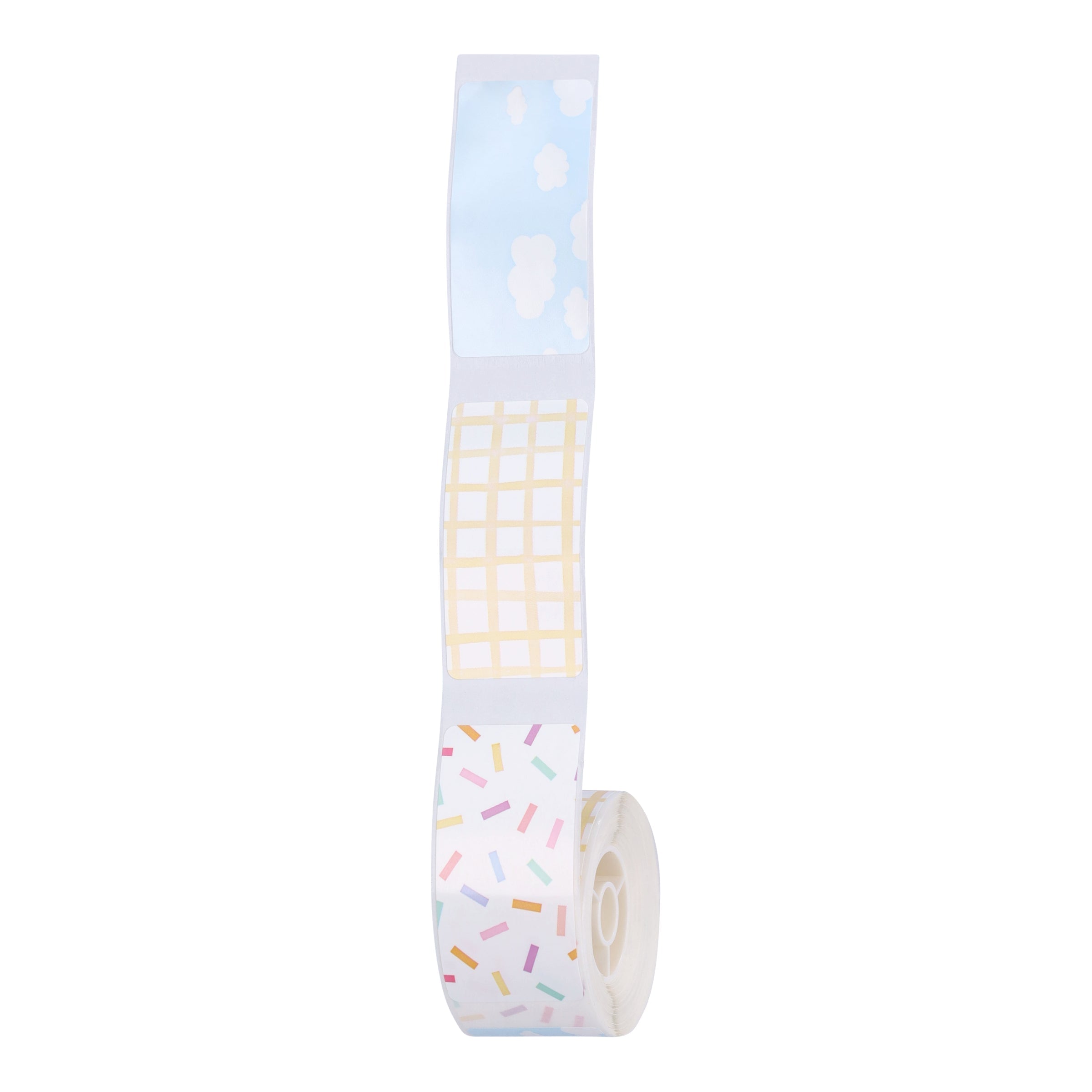 NB368 - NIIMBOT - D101 ONLY - R25X50MM - 130 LABELS PER ROLL- MIXED PATTERN DESIGN