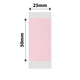 NB370 - NIIMBOT - D101 ONLY - 25X50MM - 130 PINK LABELS