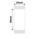 NB374 - NIIMBOT - D101 ONLY - 25X50MM - 130 WHITE LABELS