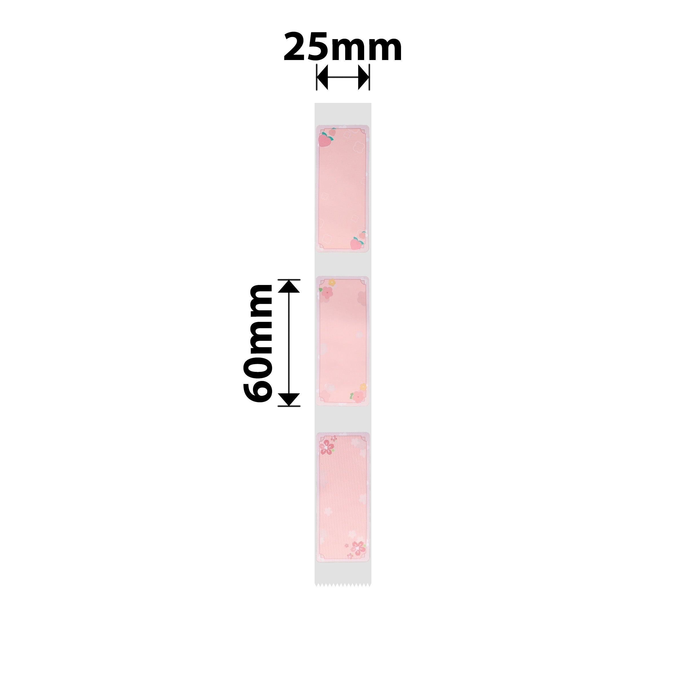 NB375 - NIIMBOT - D11 / D101 / D110 / H1S - R25X60MM -110 LABELS PER ROLL - SAKURA ERYA