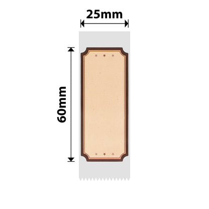 NB378 - NIIMBOT - D101 ONLY - 25X60MM - 110 WOOD LOVE LABELS