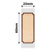 NB378 - NIIMBOT - D101 ONLY - 25X60MM - 110 WOOD LOVE LABELS