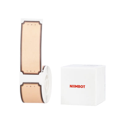 NB378 - NIIMBOT - D101 ONLY - 25X60MM - 110 WOOD LOVE LABELS