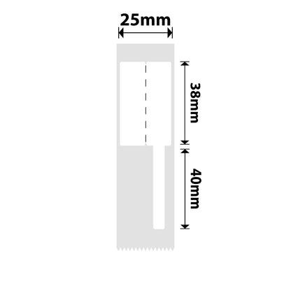 NB380 - NIIMBOT - D101 UNIQUEMENT - R25X78MM - 100 ÉTIQUETTES PAR ROULEAU - CÂBLE - BLANC