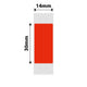 NB389 - NIIMBOT - B18 / N1 - 14X30MM - 190 RED LABELS