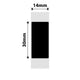 NB390 - NIIMBOT - B18 / N1 - 14X30MM -190 BLACK LABELS