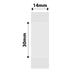 NB391 - NIIMBOT - B18 / N1 - 14X30MM - 190 TRANSPARENT LABELS