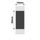 NB393 - NIIMBOT - B18 / N1 - 14X30MM - 210 DARK SILVER LABELS