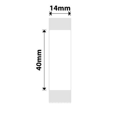 NB398 - NIIMBOT - B18 / N1 - EW14X40mm - 150 ÉTIQUETTES PAR ROULEAU - BLANCHES
