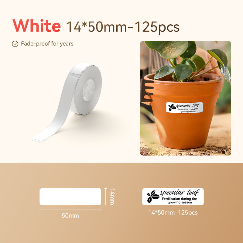 NB399 - NIIMBOT - B18 / N1 - 14X50MM - 125 LABELS PER ROLL - WHITE DESIGN
