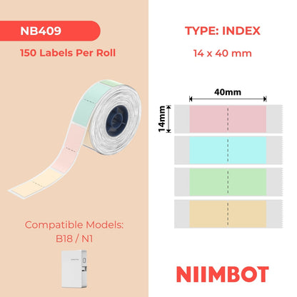 NIIMBOT - N1 - 14x40mm - Summer - 150 Labels