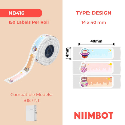 NIIMBOT - N1 - 14x40mm - Star Trek - 150 Labels