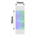 NB428 - NIIMBOT - B18 / N1 - 14X30MM - 190 SILVER HOLOGRAM LABELS