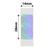 NB429 - NIIMBOT - B18 / N1 - 14X28MM - 200 SILVER ROUND HOLOGRAM LABELS