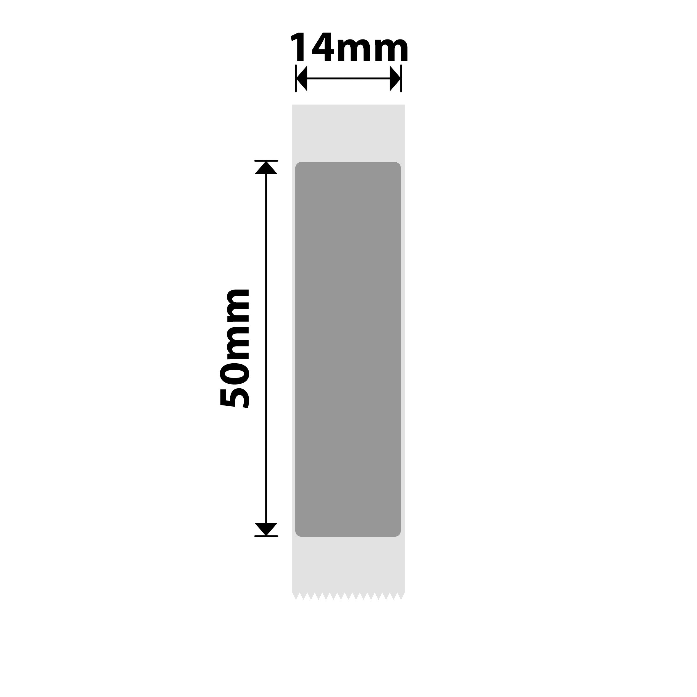 NB432 - NIIMBOT - B18 / N1 - ES14X50mm - 125 LABELS PER ROLL - GREY VOID LABEL