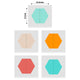 NB436 - NIIMBOT - B1 / B21 / B3S / B4 - 35.6X31MM - 220 MULTI-COLOUR HEXAGON LABELS