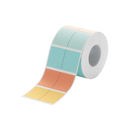 NB436 - NIIMBOT - B1 / B21 / B3S / B4 - 35,6X31MM - 220 ETICHETTE TERMICHE (MULTICOLORE) - DESIGN ESAGONALE