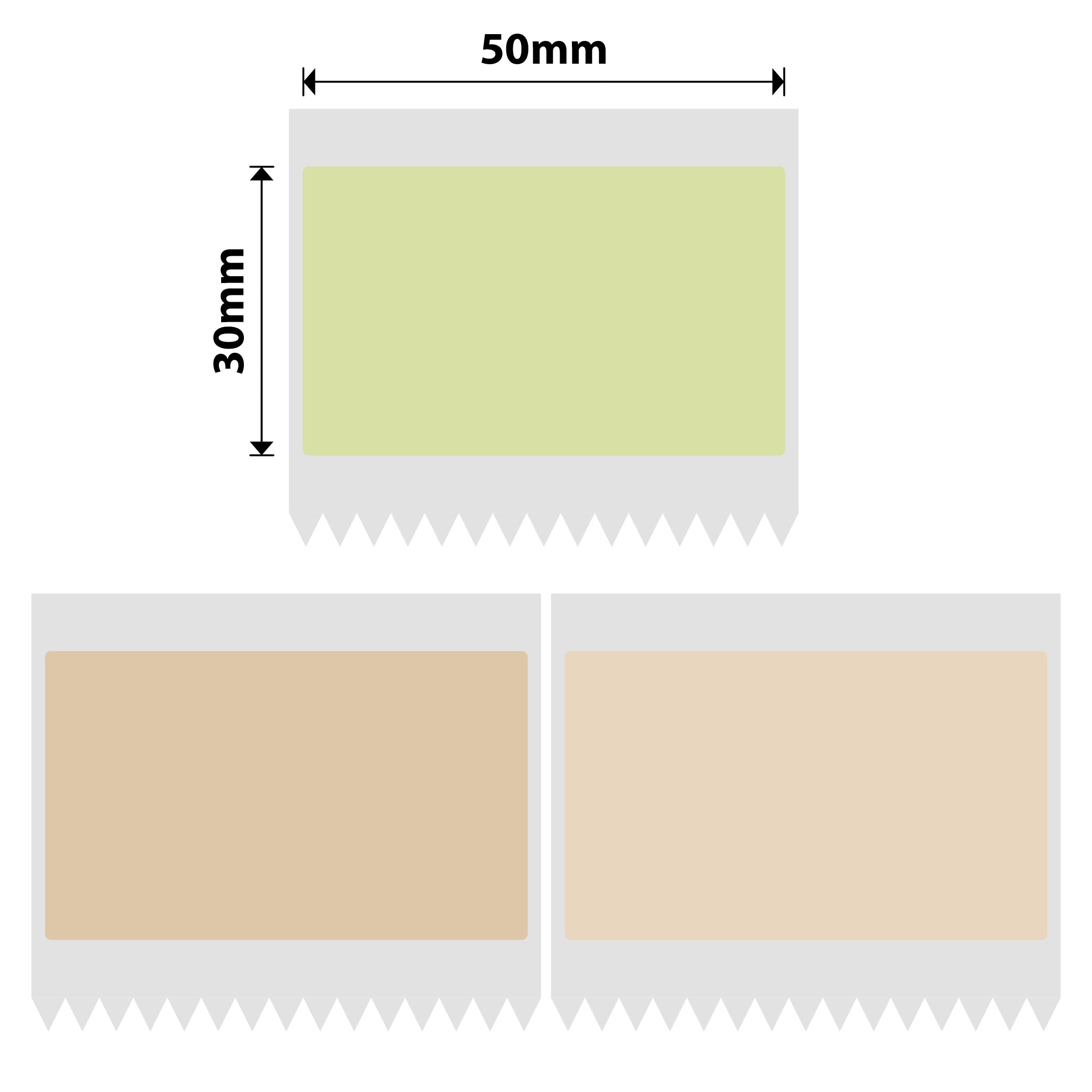 NB437 - NIIMBOT - B1 / B21 / B3S / B4 - 50X30MM - 230 MULTI-COLOUR LABELS