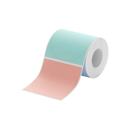 NB439 - NIIMBOT - B1 / B21 / B3S / B4 - T41X41MM - 175 ETICHETTE TERMICHE ROTONDE - DESIGN MULTICOLORE