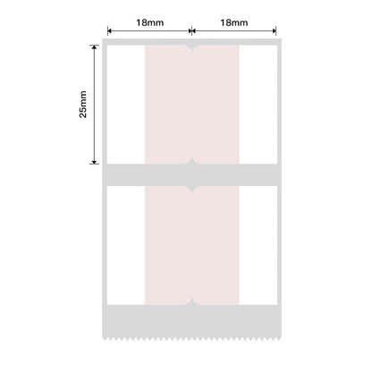NB442 - NIIMBOT - B1 / B21 / B3S / B4 - 36X25MM - 260 PINK INDEX STICKER LABELS