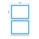 NB445 - NIIMBOT - B1 / B21 / B3S / B4 - 40X30MM - 230 BLUE FRAME LABELS