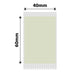 NB446 - NIIMBOT - B1 / B21 / B3S / B4 - 40X60MM - 120 GREEN LABELS