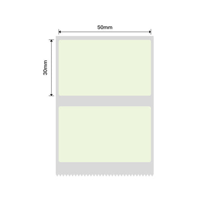 NB447 - NIIMBOT - B1 / B21 / B3S / B4 - 50X30MM - 230 GREEN LABELS