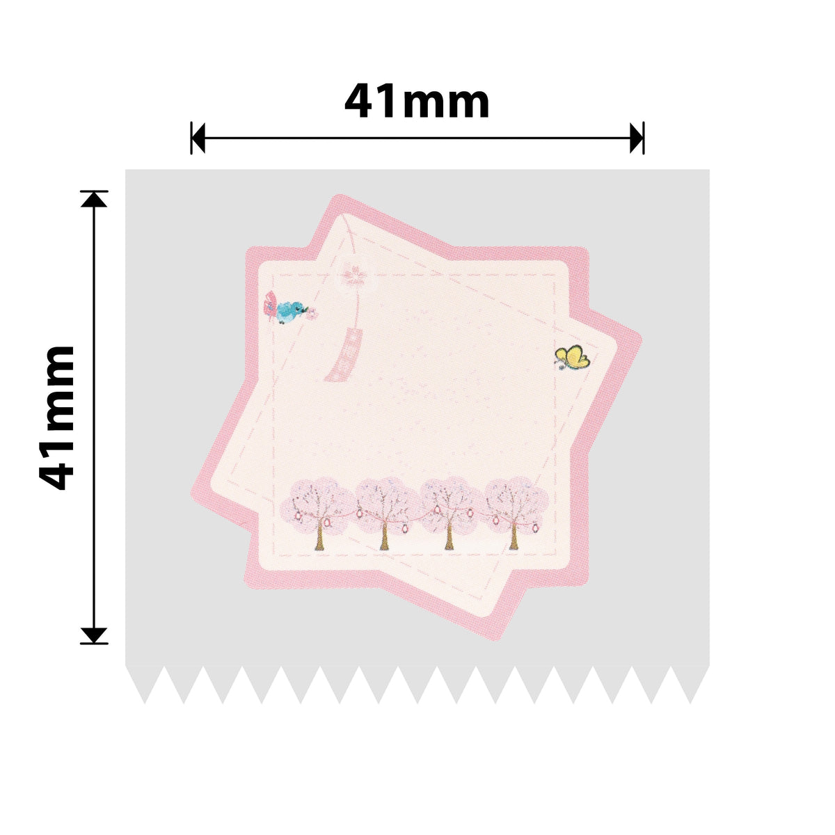 NIIMBOT - B Range - 41x41mm - Cherry Blossom - 170 Labels