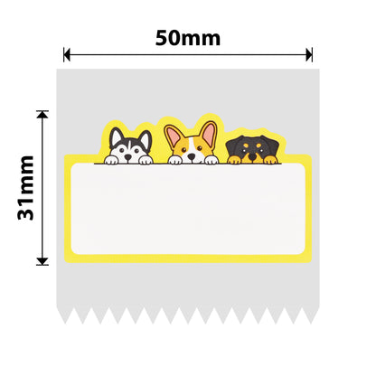 NB461 - NIIMBOT - B1 / B21 / B3S / B4 - 50X31MM - 220 DOG LABELS