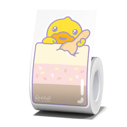 NIIMBOT - B Range - 50x84mm - Ice Cream Duck - 90 Labels