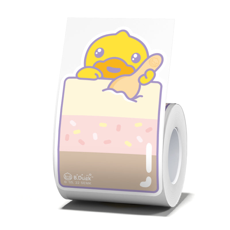 NIIMBOT - B Range - 50x84mm - Ice Cream Duck - 90 Labels