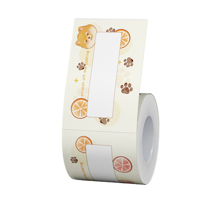 NB471 - NIIMBOT - B1 / B21 / B3S / B4 - TP40X60MM - 115 ETICHETTE PER ROTOLO - DESIGN GIALLO LIMONE
