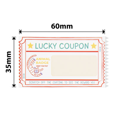 NB472 - NIIMBOT - B1 / B21 / B3S / B4 - TP35X60MM - 115 ETICHETTE PER ROTOLO - DESIGN LUCKY TIGER