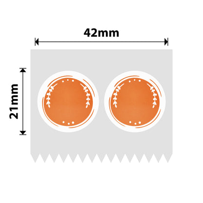NB475 - NIIMBOT - B1 / B21 / B3S / B4 - 42X21MM - 310 ORANGE ROUND LABELS