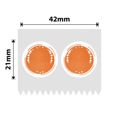 NIIMBOT - B Range - 42x21mm - Orange Round - 310 Labels