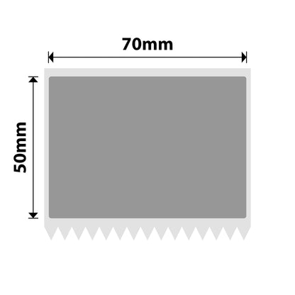 NB476 - NIIMBOT - Z401 ONLY - 70X50MM - 300 SILVER LABELS