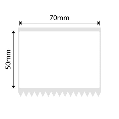 NB478 - NIIMBOT - Z401 ONLY - 70X50MM - 300 WHITE LABELS