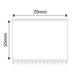 NB478 - NIIMBOT - Z401 ONLY - 70X50MM - 300 WHITE LABELS