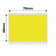 NB480 - NIIMBOT - M3 ONLY - 70X50MM - 380 YELLOW LABELS