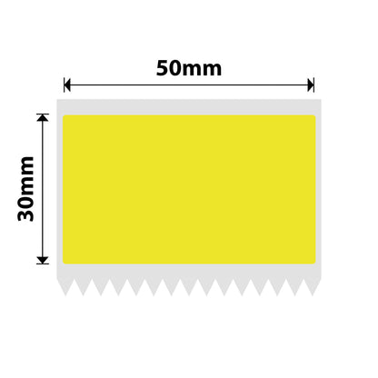 NB482 - NIIMBOT - Z401 UNIQUEMENT - ÉTIQUETTES À TRANSFERT THERMIQUE - PL50X30MM - 500 JAUNES 