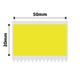 NB482 - NIIMBOT - Z401 ONLY -  50X30MM - 500 YELLOW LABELS
