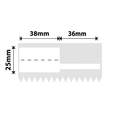 NB483 - NIIMBOT - Z401 ONLY - 38X25+36MM WHITE CABLE LABELS