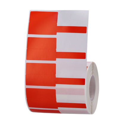 NB485 - NIIMBOT - M3 UNIQUEMENT - 450 ÉTIQUETTES DE TRANSFERT THERMIQUE - P38X25+36MM - CÂBLE - ROUGE 