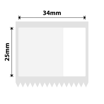 NB488 - NIIMBOT - Z401 UNIQUEMENT - ÉTIQUETTES DE TRANSFERT THERMIQUE - PT34X25MM - 580 ÉTIQUETTES D'EMBALLAGE