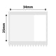 NB488 - NIIMBOT - Z401 ONLY - THERMAL TRANSFER LABELS - PT34X25MM - 580 WRAPPING LABEL