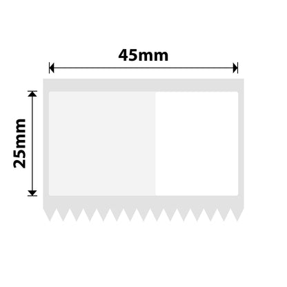 NB490 - NIIMBOT - Z401 ONLY - THERMAL TRANSFER LABELS - PT45X25MM - 580 WRAPPING LABEL